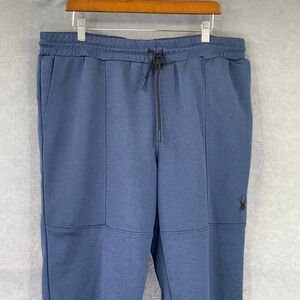 Spyder Active Mens Jogger Pants Blue XL Elastic Waist Drawstring Logo